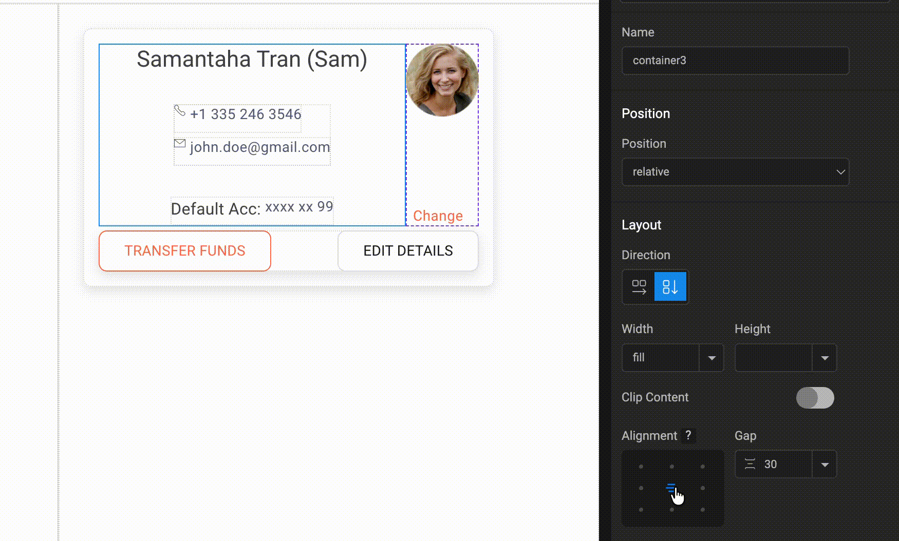 Auto layout